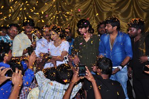 Kumari 21F Success Tour in Guntur Theatres